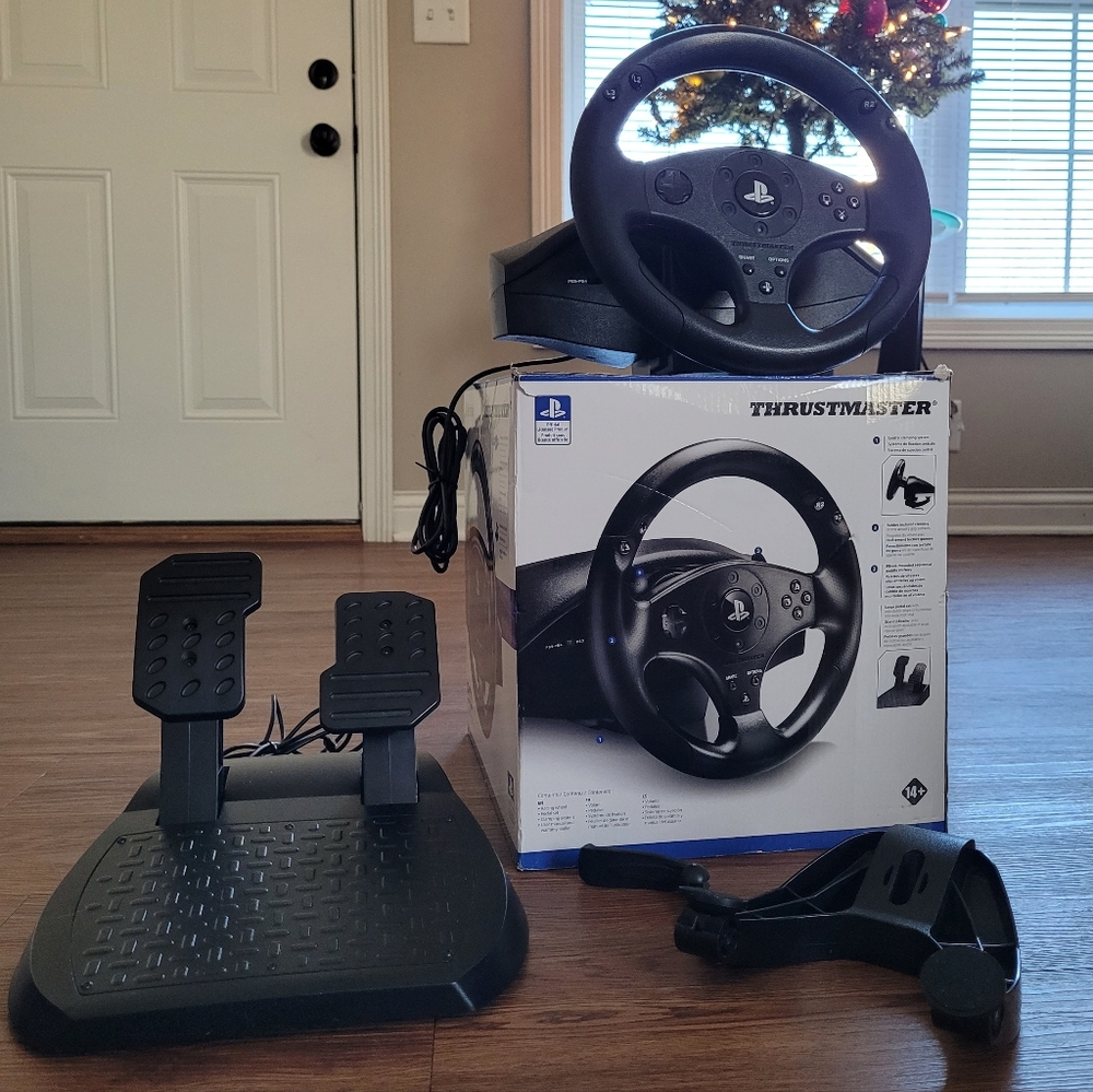 Thrustmaster T80 Racing Wheel Set- PS5, PS4, PS3, & PC (windows)